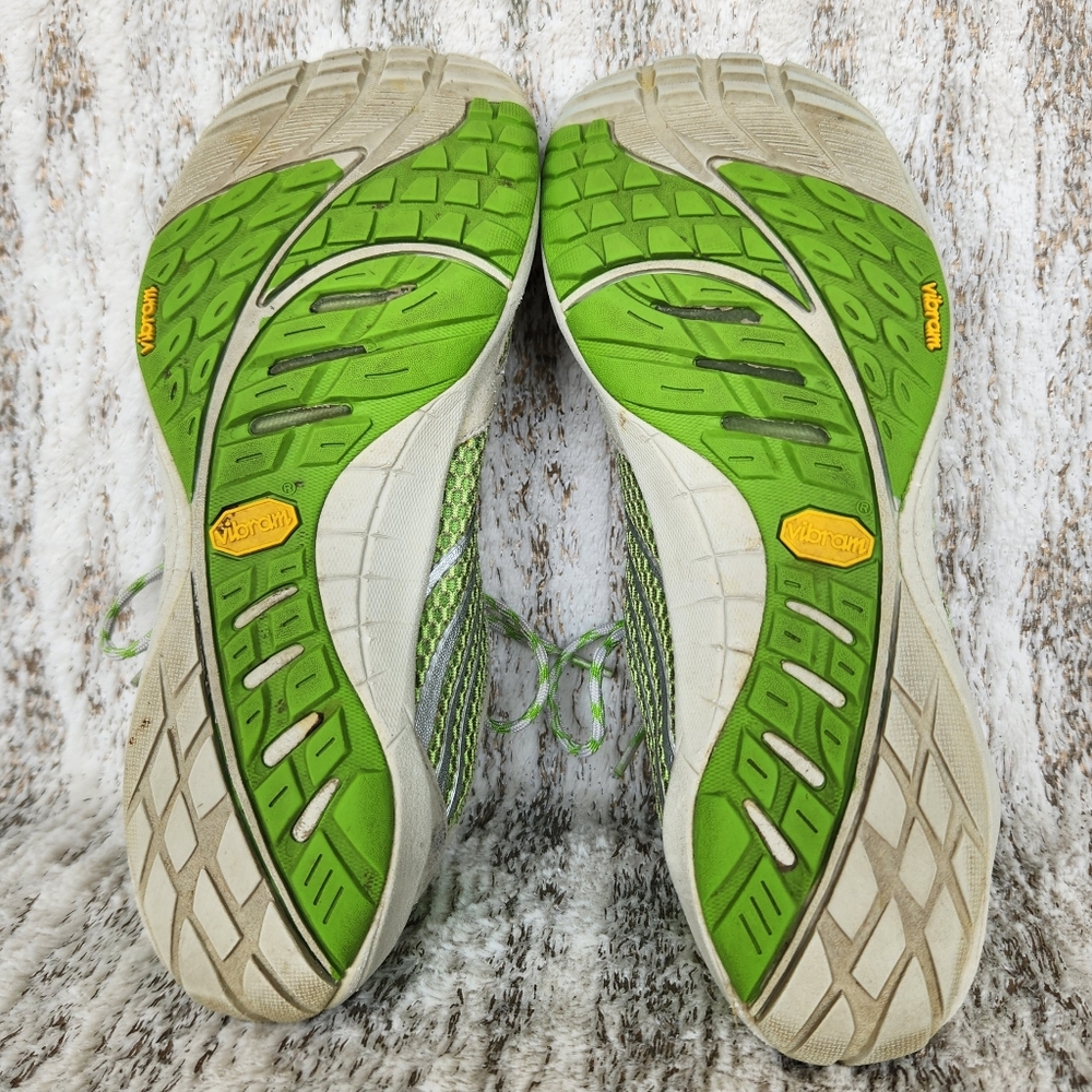 Merrell Barefoot "Pace Glove Ice" Running Shoe Sneaker Green | Women's Size 9 - Picture 9 of 11